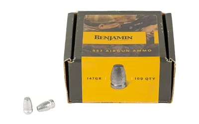 Benjamin Flat Point Airgun Bullet .357 Cal 147 gr 100/ct
