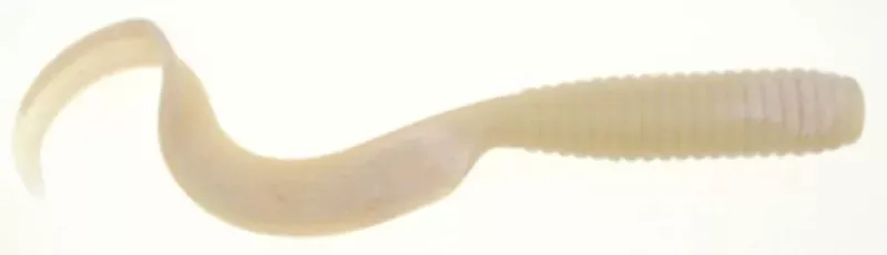 Berkley Gulp! Saltwater Grub - 5" White Glow