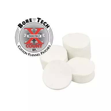 Bore Tech Patch 2-1/2" Round 250/Bag
