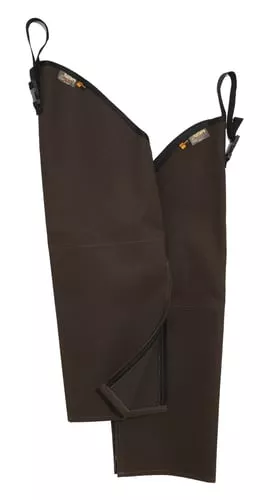 Boyt Harness 9001BRHR Rattlers Chaps 1000D Nylon Brown Husky 30" Chaps Adjustable Straps