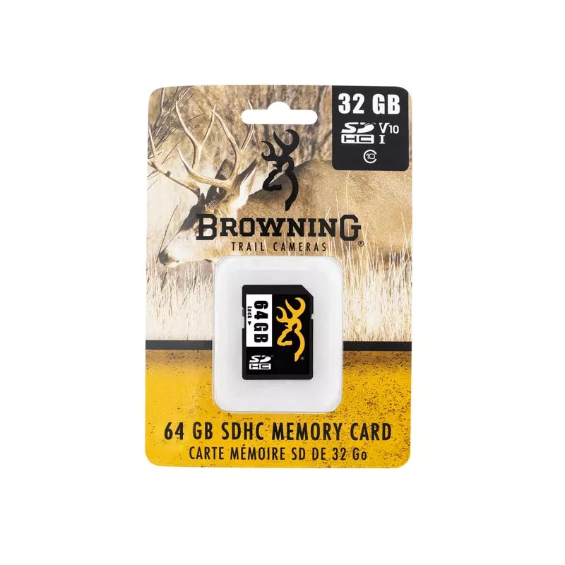 Browning Trail Cameras SD Memory Card - 64GB Class 10