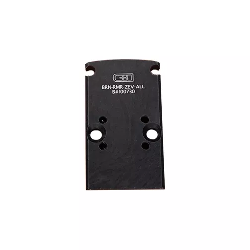 C&H Precision Brownells Glock Type RMR Cut Slide with ZEV Posts Adapter Plate