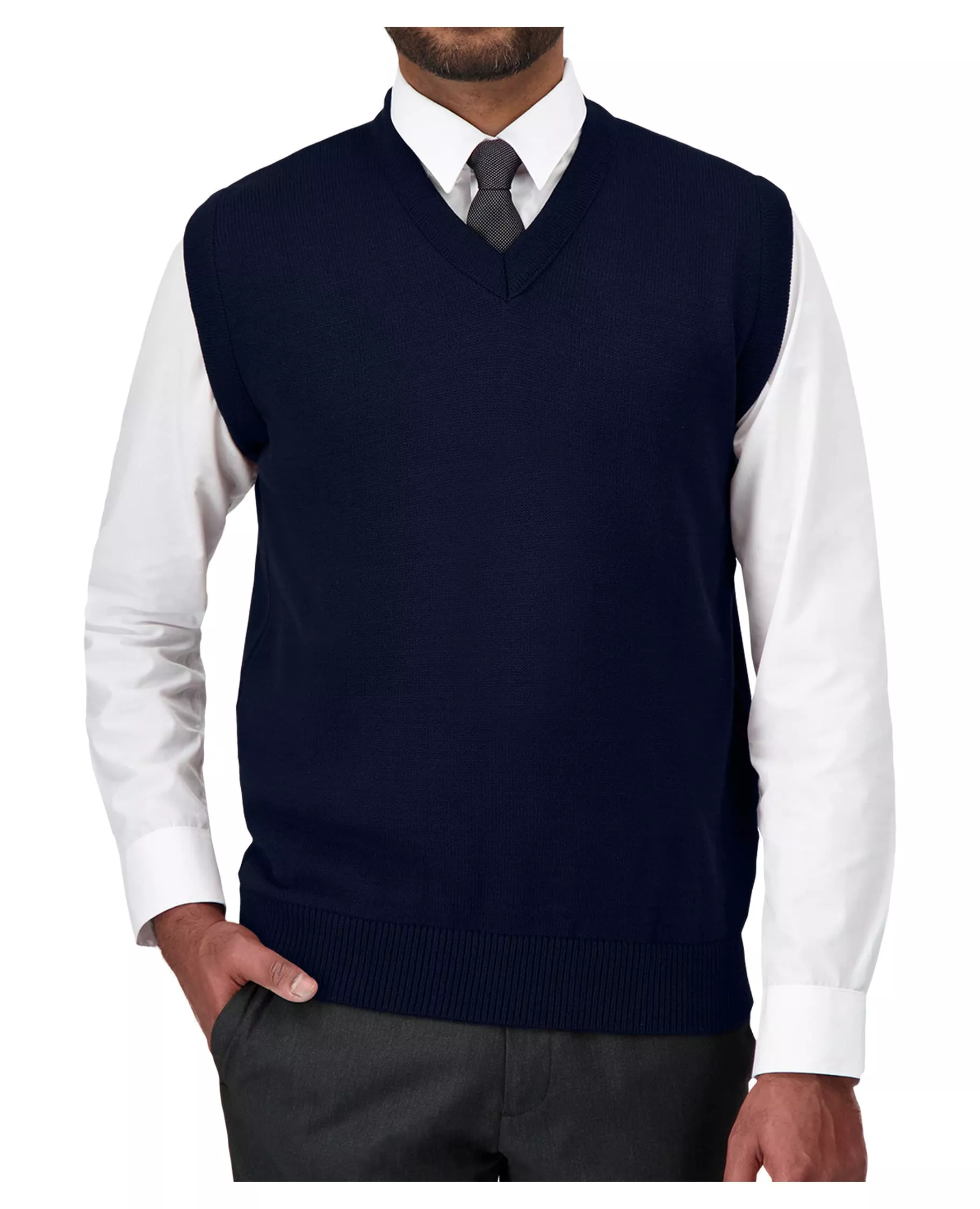 Cobmex V-Neck Vest | Navy | 3010