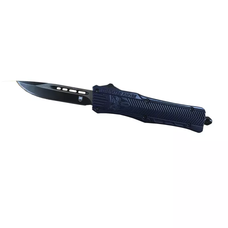 CobraTec Medium CTK-1 Drop Point Automatic Knife - NYPD Blue