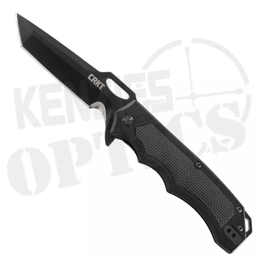 CRKT 7050 Septimo T/E Folding Knife Black – Black