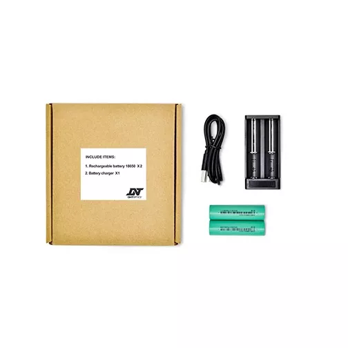 DNT Optics 18650 2x Battery Pack with Charger