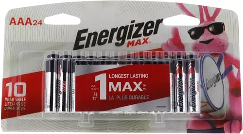 Energizer E92BP24E4 AAA Max Black/Silver 1.5V Alkaline Qty 24 Single Pack