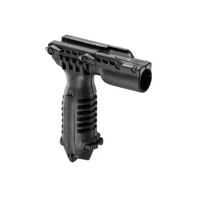 FAB T-POD FA Tactical Bipod Foregrip wFlashlight Mount Blk