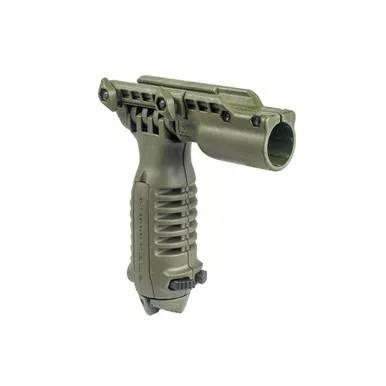 FAB T-POD FA Tactical Bipod Foregrip wFlashlight Mount ODG