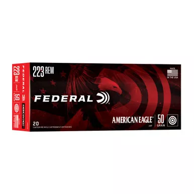 FED AM EAGLE 223 REM 50GR JHP 20/500