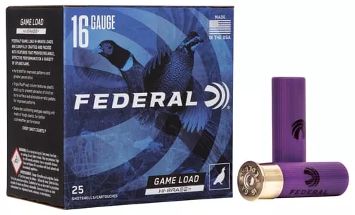 FED GAME LOAD 16GA 2.75" #6 25/250