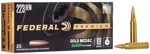 FED GOLD MDL 223REM 77GR BTHP 20/200