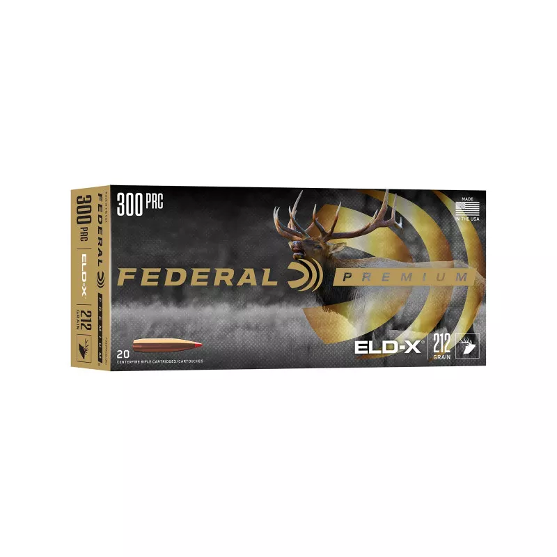 Federal Premium 300 PRC 212gr ELD-X - 20 Rounds
