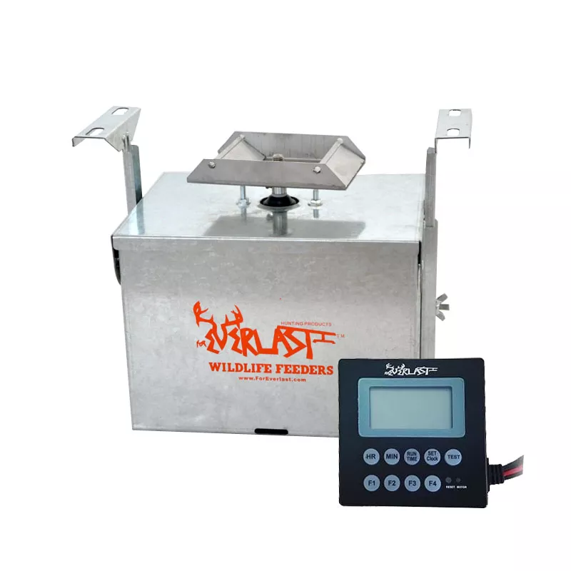 ForEverlast 12V Spin Feeder Deer Feeder Kit