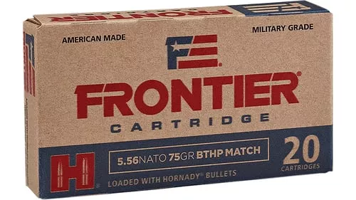 FRONTIER 556NATO 75GR BTHP MTCH 20/5