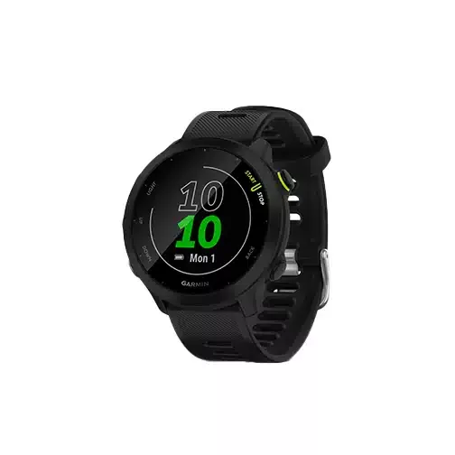 Garmin Forerunner 55 GPS Running Smartwatch – Black
