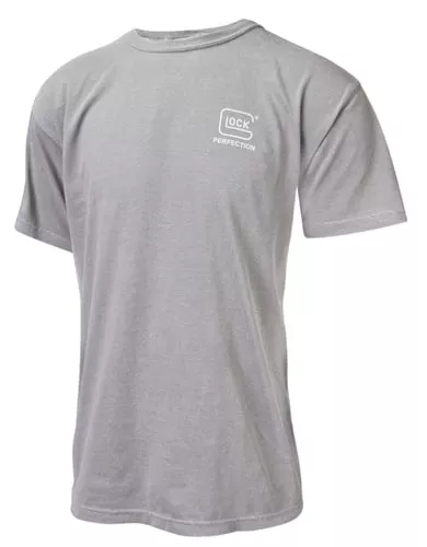 Glock AA75143 PerfectionGray Cotton Short Sleeve Small