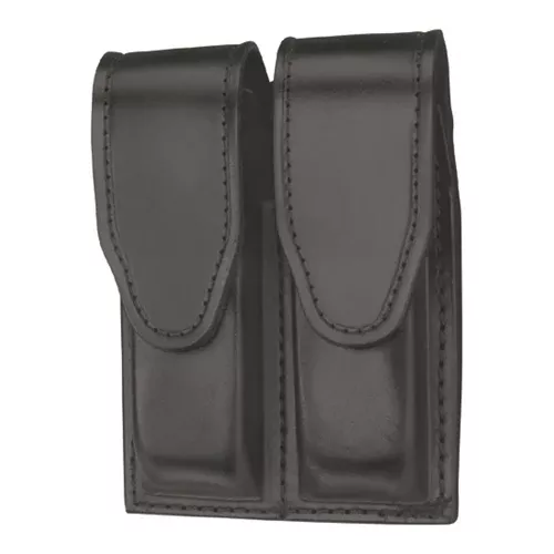 Gould & Goodrich Leather Hidden Snap Double Magazine Case - Fit Code 3