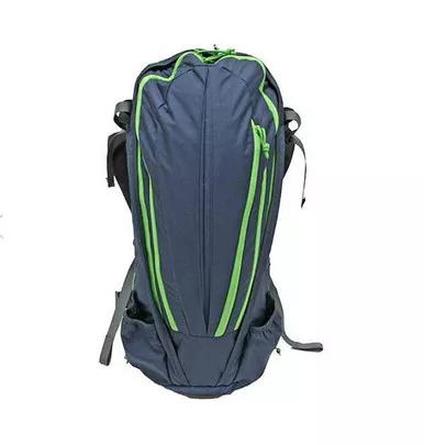 Grey GhostApparition Bag - Navy w/ Lime Zippers