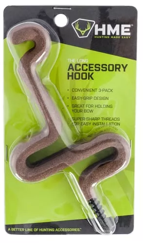 HME HMELAH3 Accessory Hook Long 3 Pack