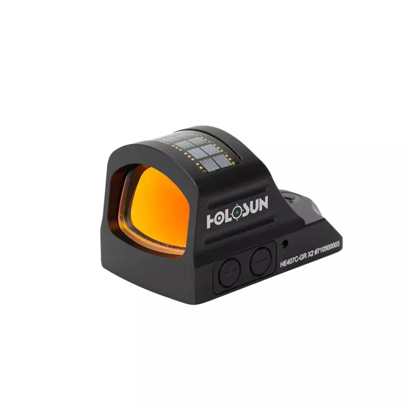 Holosun HE407C-GR-X2 1x 2 MOA Green Dot Open Reflex Sight