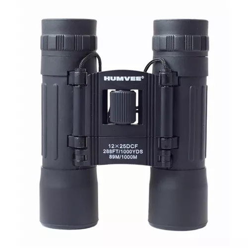 Humvee Compact Rubber Binocular - 12 x 25