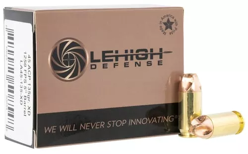 LEHIGH XTRM DFNS .45ACP 135GR 20/200