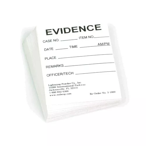 Lightning Powder Evidence ID Labels