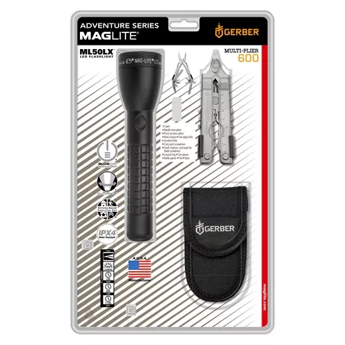 Maglite ML50LX 2 C-Cell Flashlight & Multi-Tool Kit