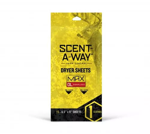 MAX Odorless Dryer Sheets by Hunter Specialties