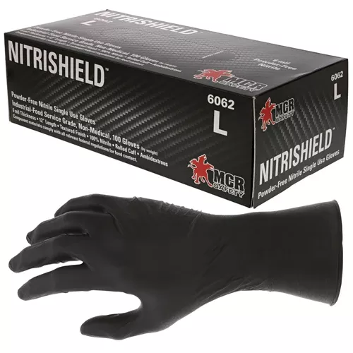 MCR Safety Nitri-Stealth Black Nitrile