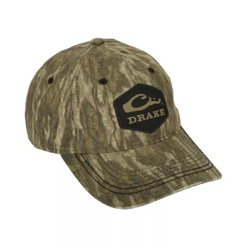 Men's Camo Cotton Twill Hex Patch Snapback Cap by Drake