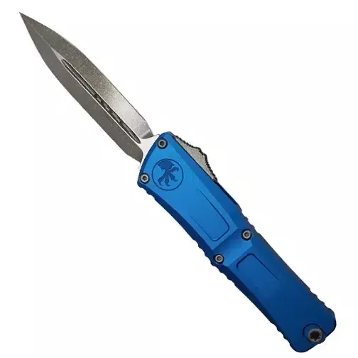 Microtech 1142-10APBL Combat Troodon Gen III D/E OTF Automatic Knife Blue – Apocalyptic