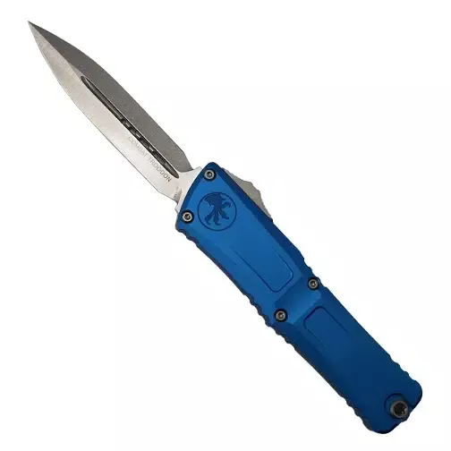 Microtech 1142-10BL Combat Troodon Gen III D/E OTF Automatic Knife Blue – Stonewash