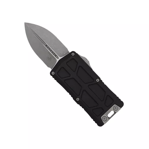 Microtech 1157-10AP Exocet II D/E Standard Black – Stonewash