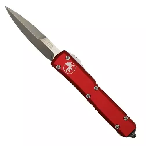 Microtech 120-4RD Ultratech D/E OTF Automatic Knife Red – Satin