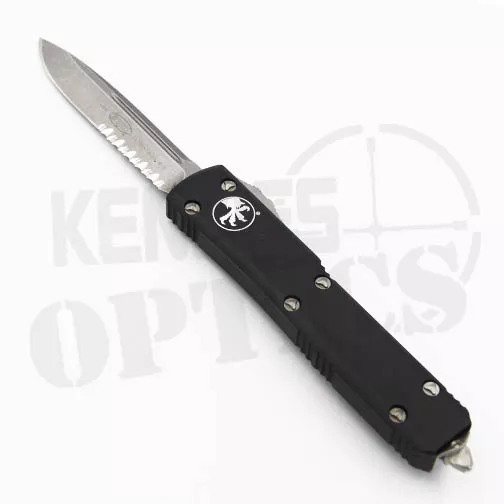 Microtech 121-11 Ultratech S/E Automatic OTF Knife Black – Stonewash