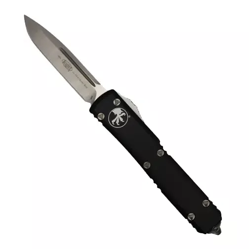 Microtech 121-4 Ultratech S/E OTF Automatic Knife Black – Satin