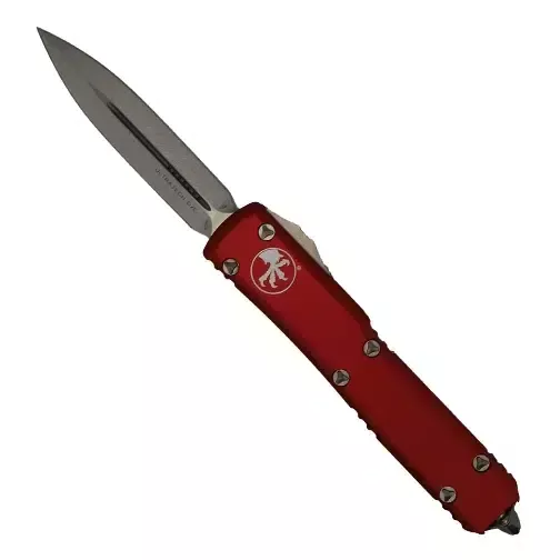 Microtech 122-10RD Ultratech D/E OTF Automatic Knife Red – Stonewash