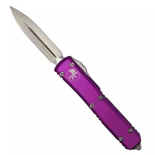 Microtech 122-10VI Ultratech D/E OTF Automatic Knife Violet – Stonewash