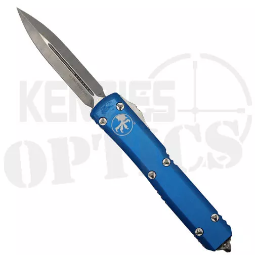 Microtech 122-4BL Ultratech D/E OTF Automatic Knife Blue – Satin