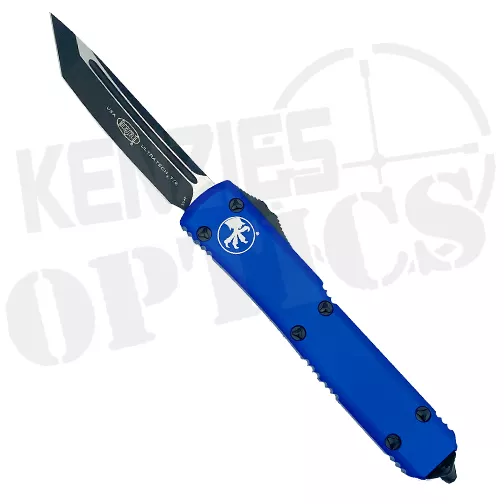 Microtech 123-1BL Ultratech T/E OTF Automatic Knife Blue – Black