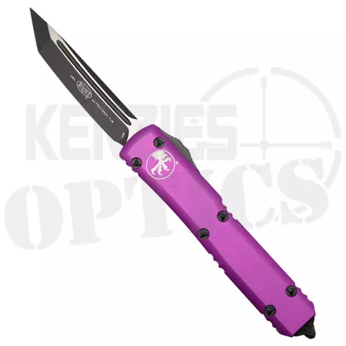 Microtech 123-1VI Ultratech T/E OTF Automatic Knife Violet – Black