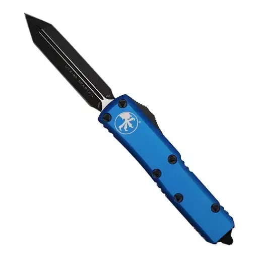Microtech 230-1BL UTX-85 D/E OTF Automatic Knife Blue – Black