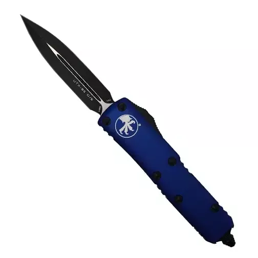 Microtech 232-1NA UTX-85 D/E OTF Automatic Knife Navy – Black