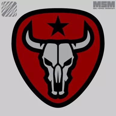 MSM Bull Skull Morale Patch