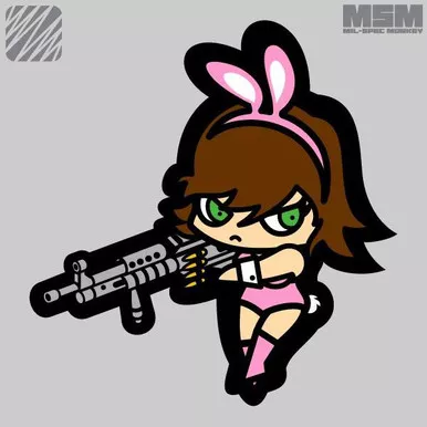 MSM Bunny Girl Morale Patch