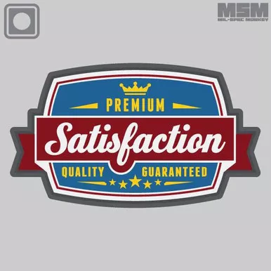 MSM Satisfaction PVC 2 Morale Patch