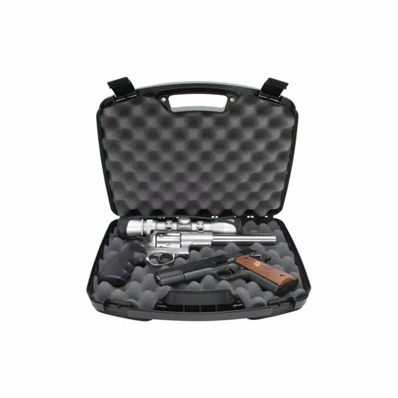 MTM Double Handgun Case - Black