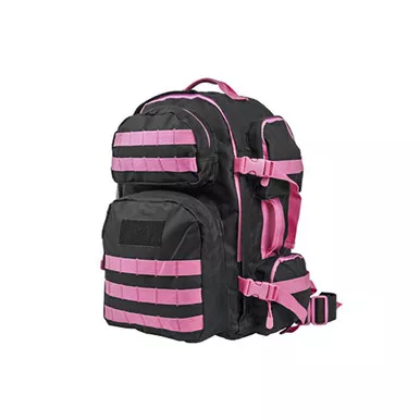 NCSTAR VISM TACTICAL BACKPACK BLACK/PINK